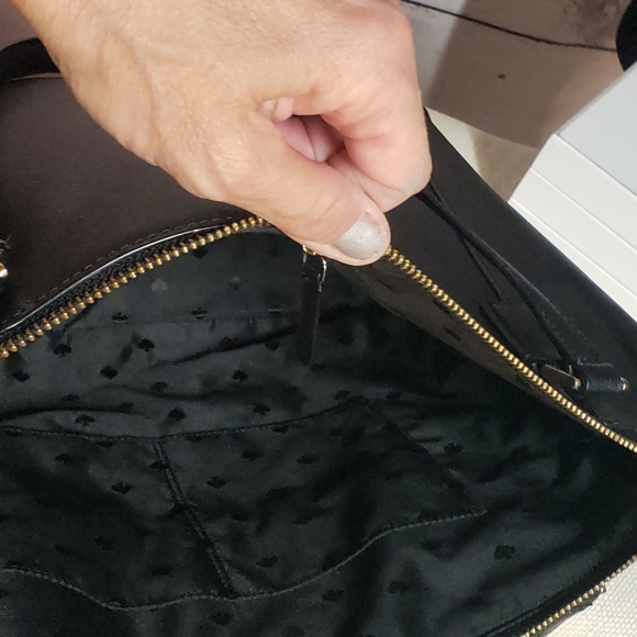 Kate Spade Black leather handbag/tote - Picture 15 of 15